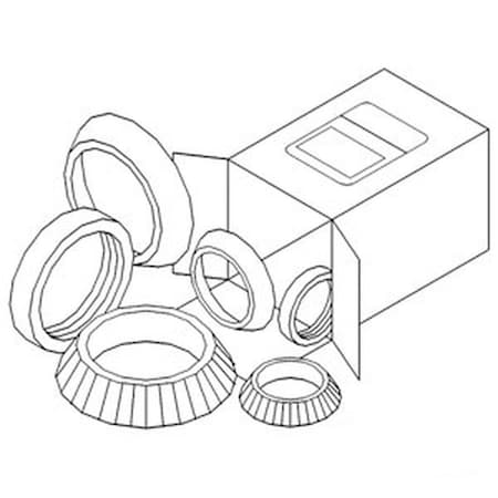 Aftermarket Wheel Bearing Kit Fits Allis Chalmers White 2-155 2-135 Minneapolis Moline Olive FRB10-0232